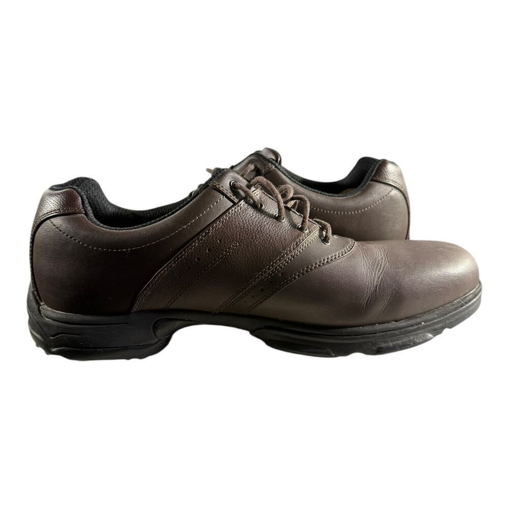 Callaway Golf Men’s XTT LT Saddle Shoes Brown Leather Size 13 - Picture 8 of 10